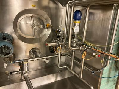 Översiktsbild av Alfa laval pneumatic valve station